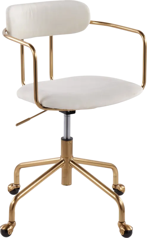 Hyalite Cream Office Chair