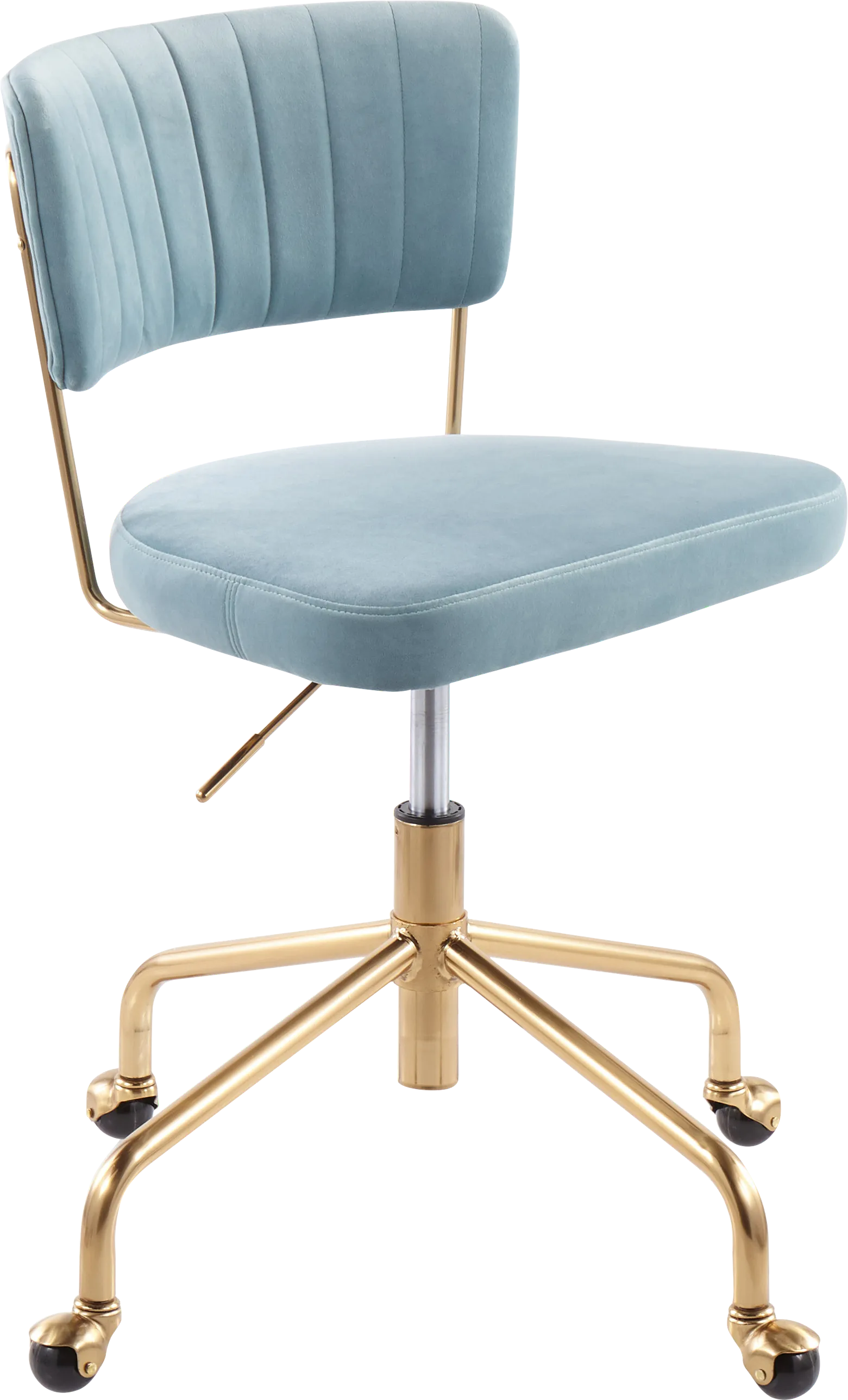 Ostena Blue Office Chair - Thumbnail - Image 1