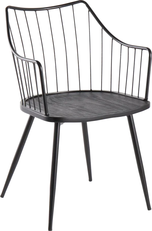 Tollefs Black Side Chair