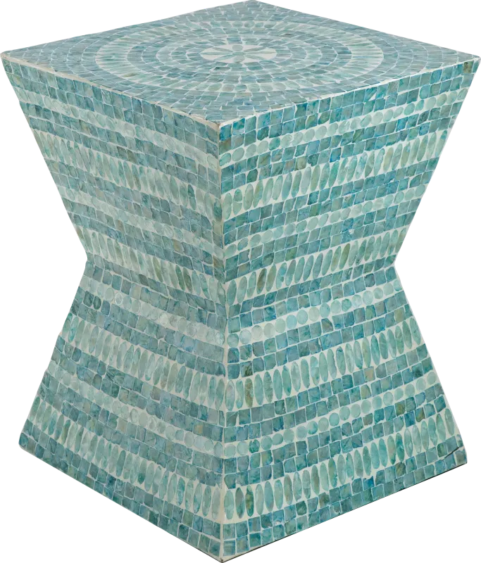 Pinafore Blue Accent Stool