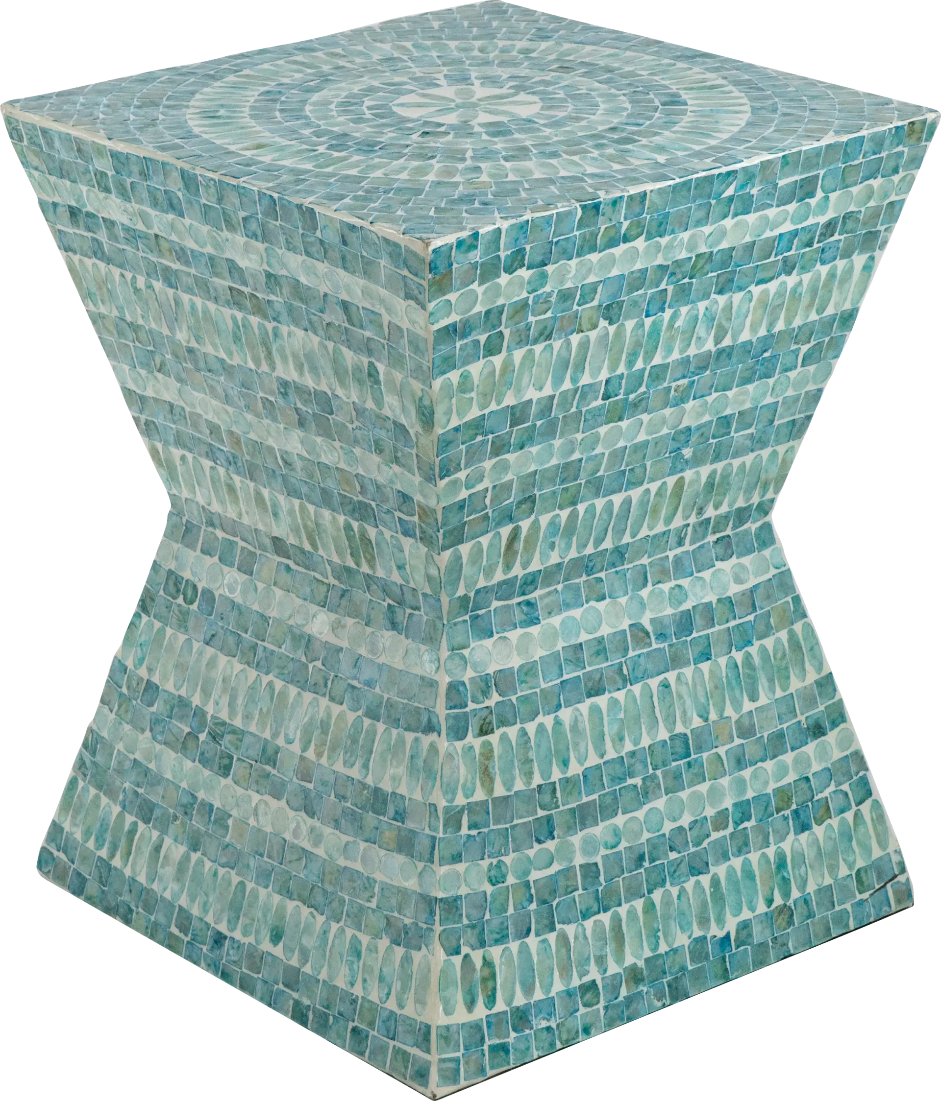 Pinafore Blue Accent Stool