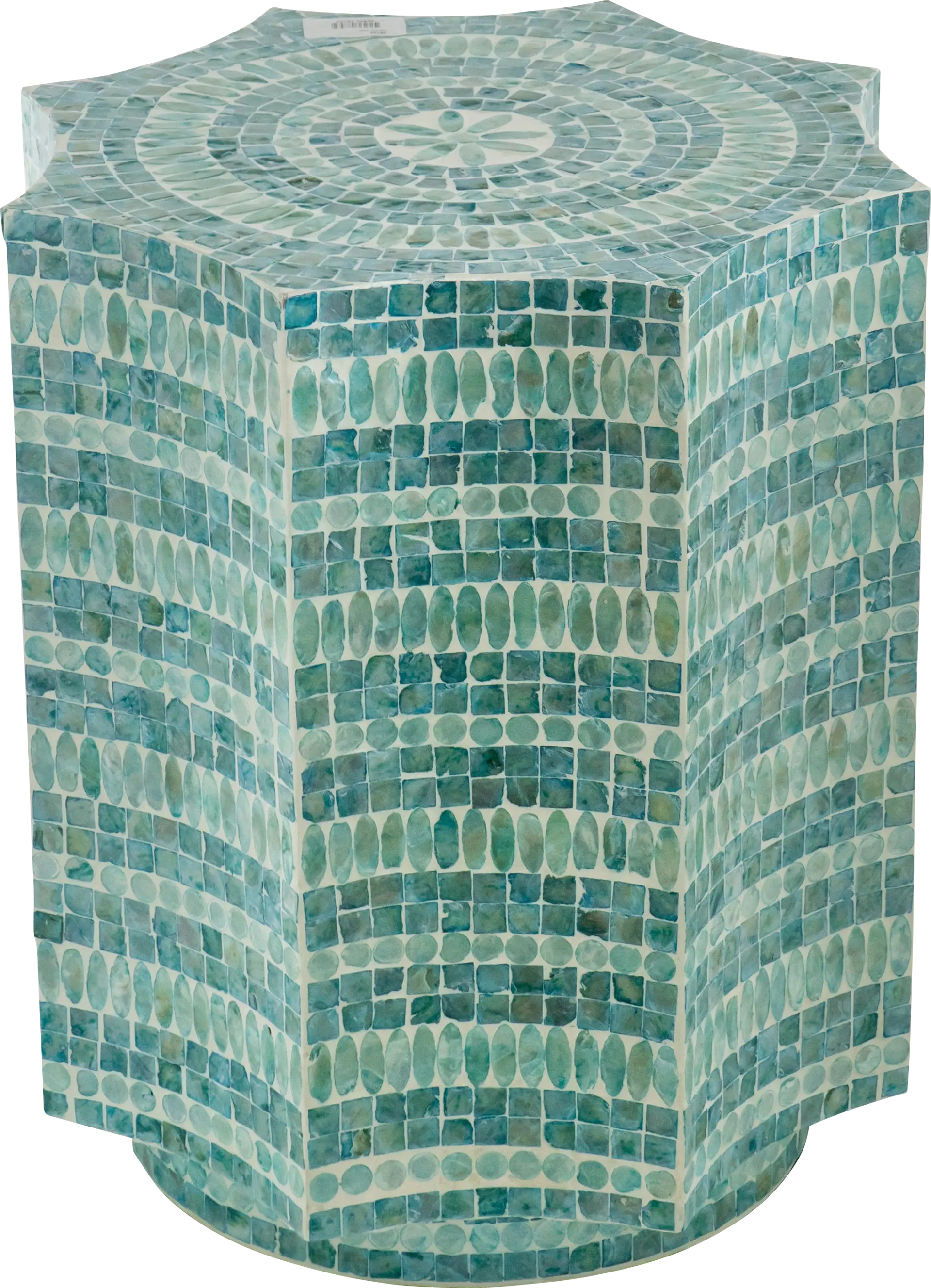 Ramelle Blue Accent Stool