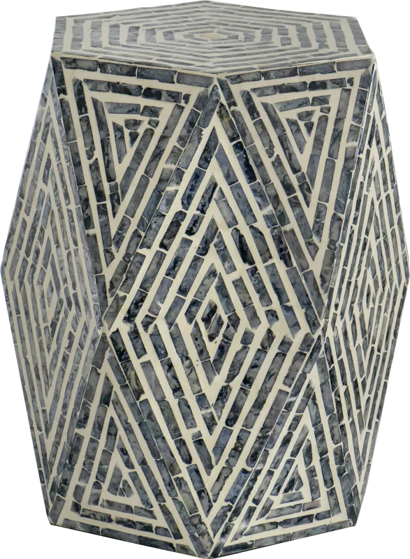 Beaudine Black Accent Stool