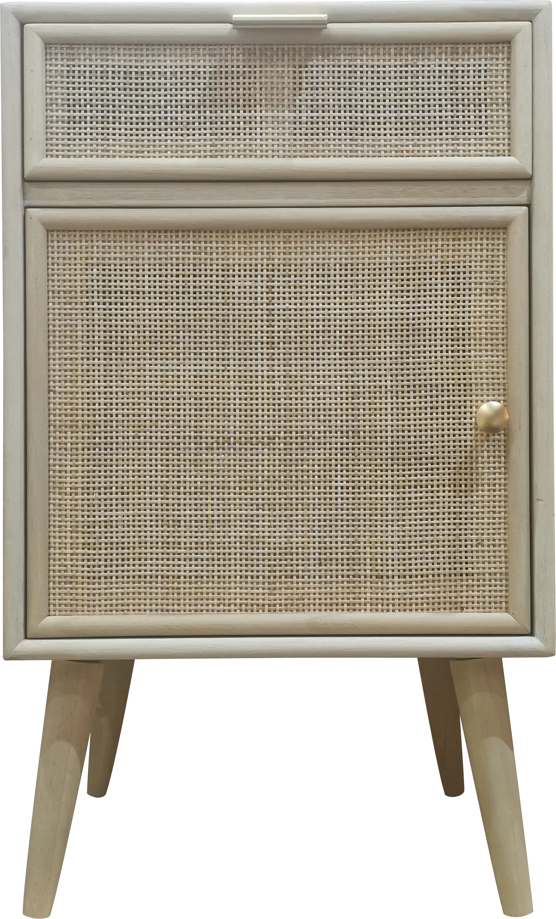 Mandavi Natural Accent Cabinet - Image 1