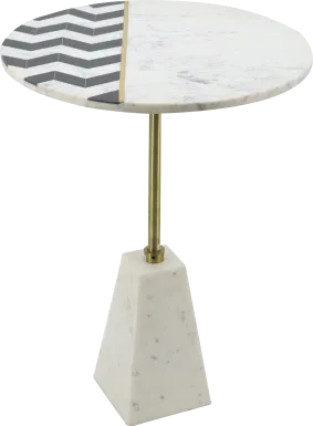 Dwyerbrooke Brass Accent Table