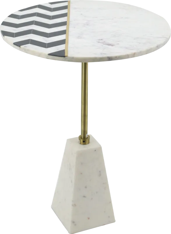 Dwyerbrooke Brass Accent Table