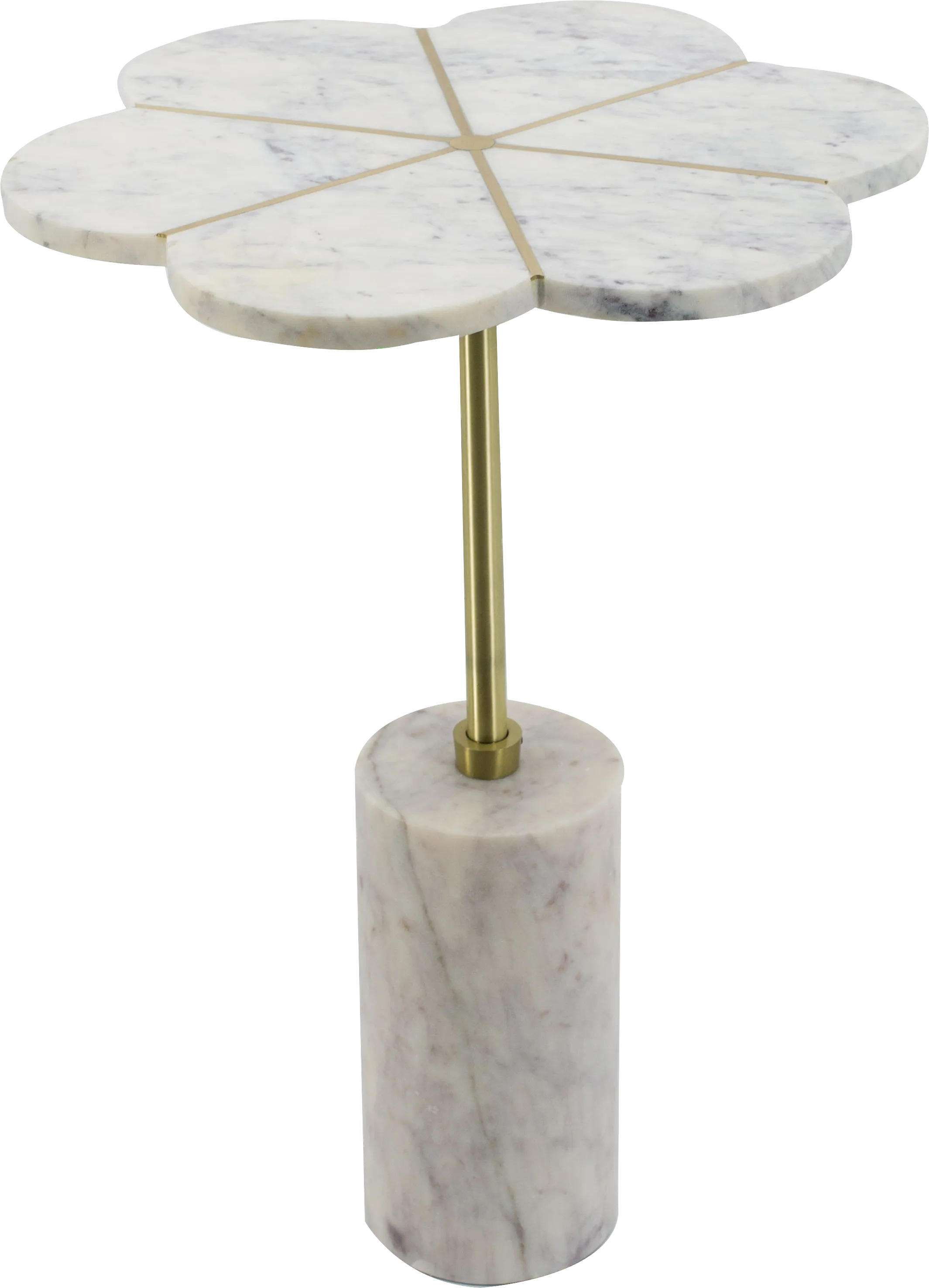 Halvern Brass Accent Table - Thumbnail - Image 1