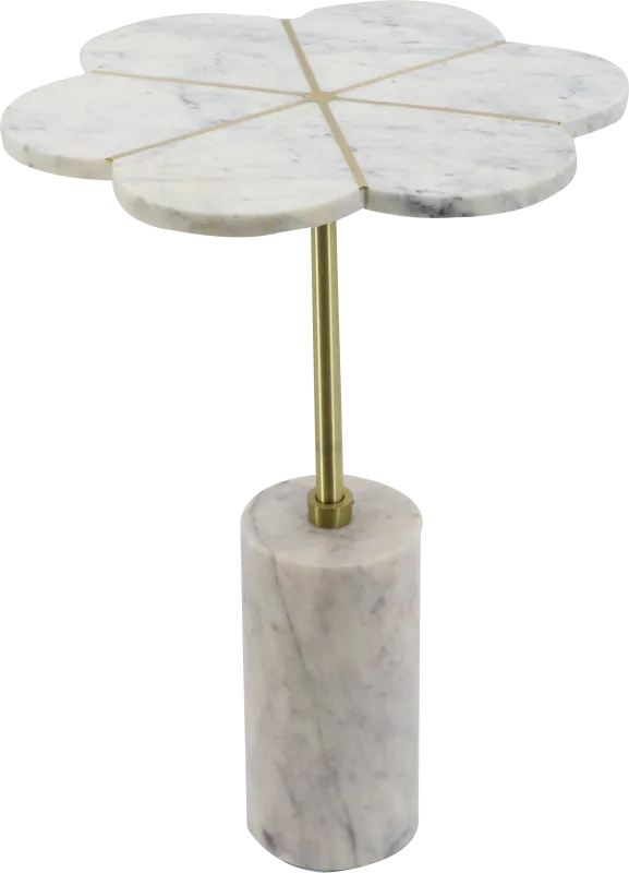Halvern Brass Accent Table