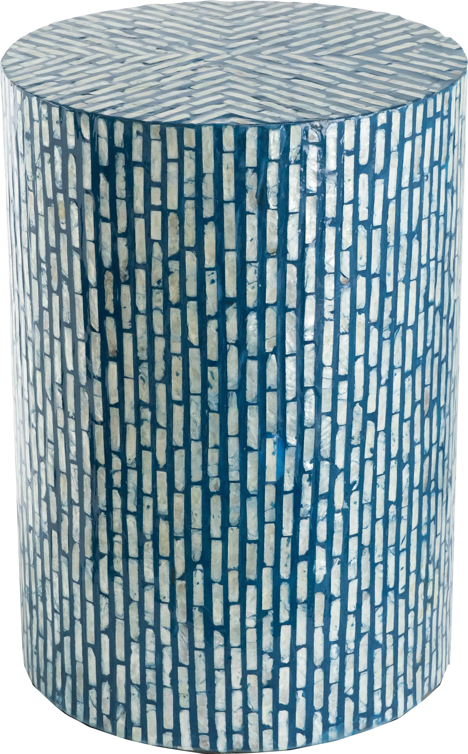 Avendia Blue Accent Stool - Thumbnail - Image 1