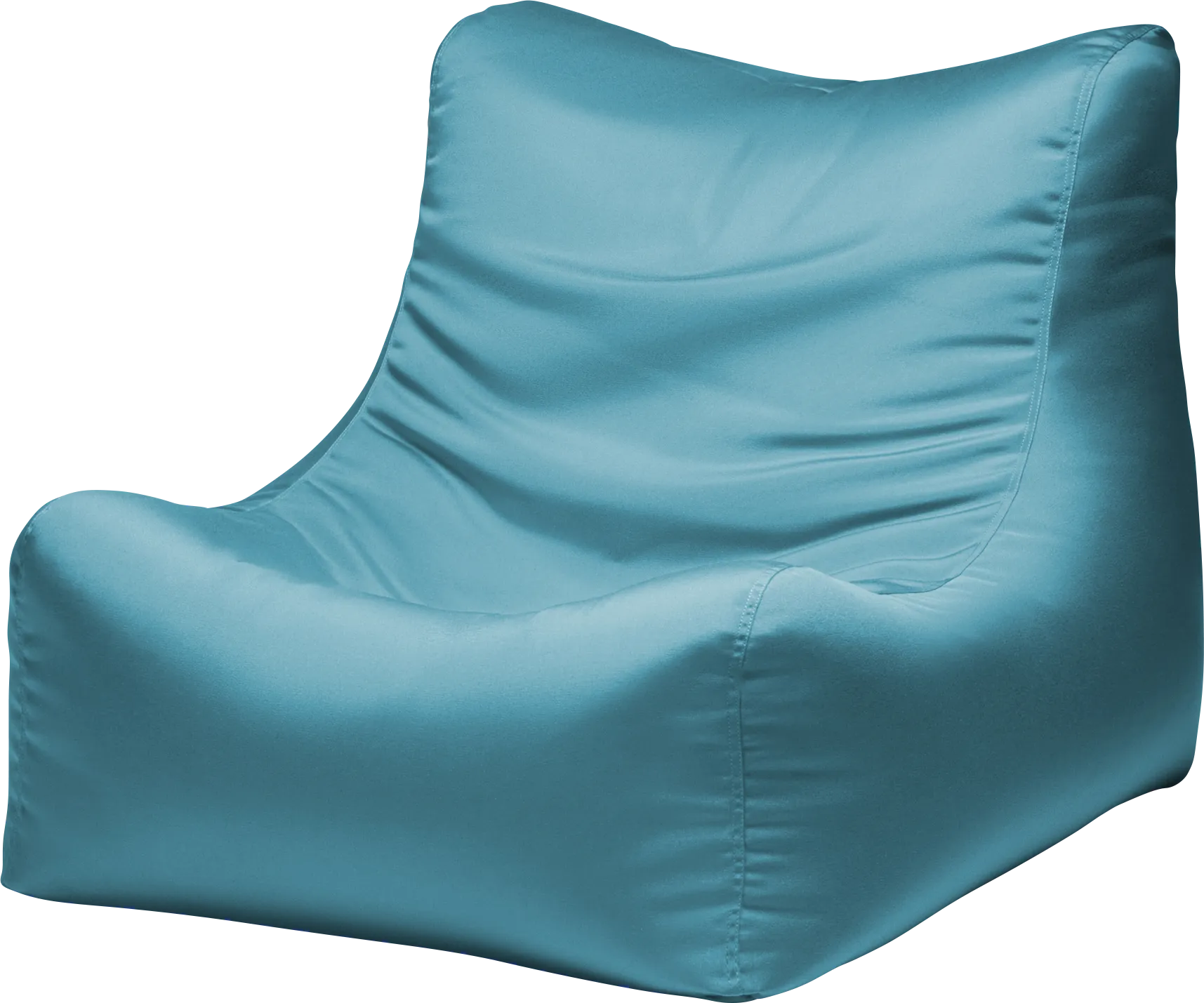 Kids Chatty Garden Blue Indoor/Outdoor Bean Bag Chair - Thumbnail - Image 1