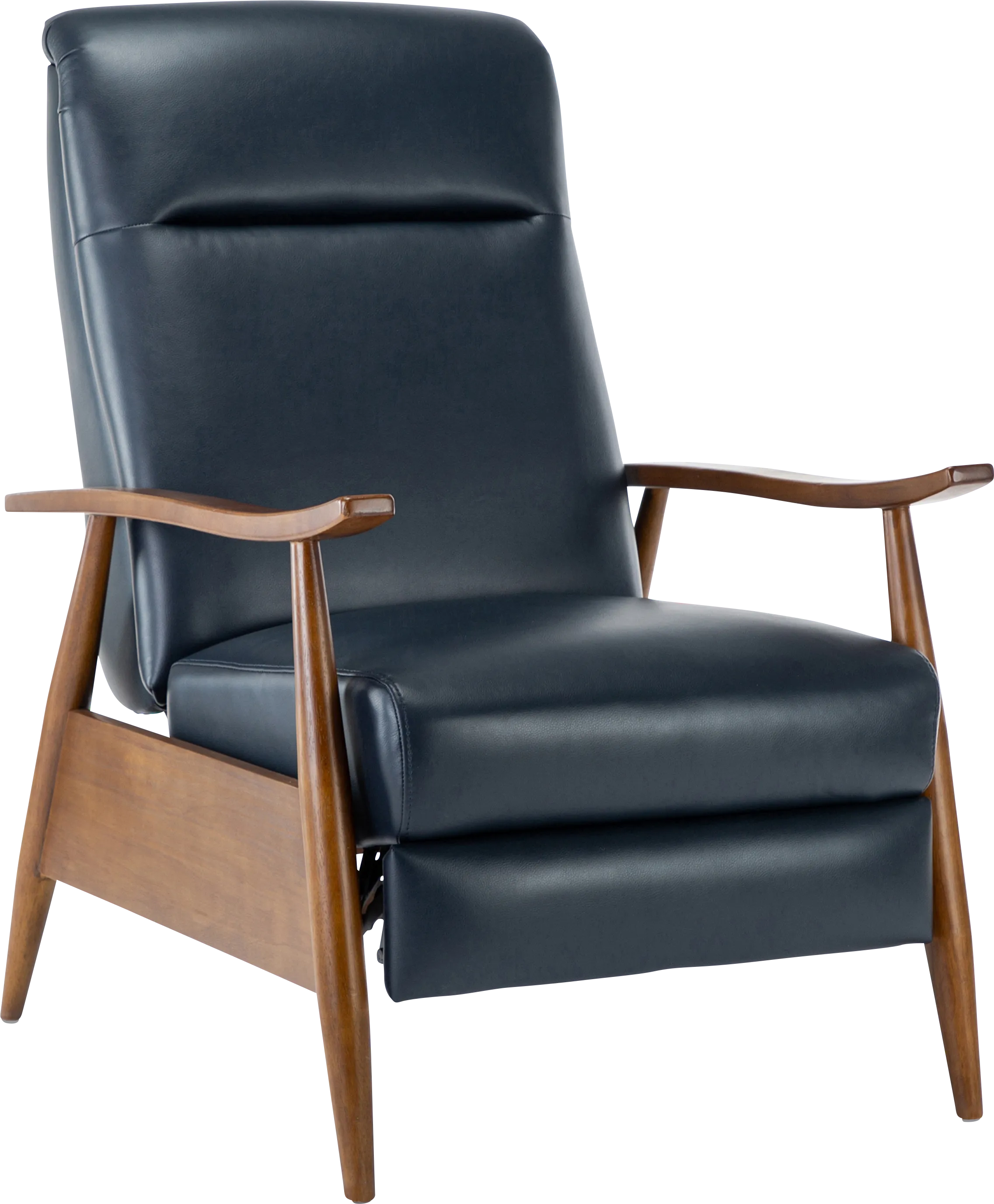 Benbro Blue Push Back Recliner