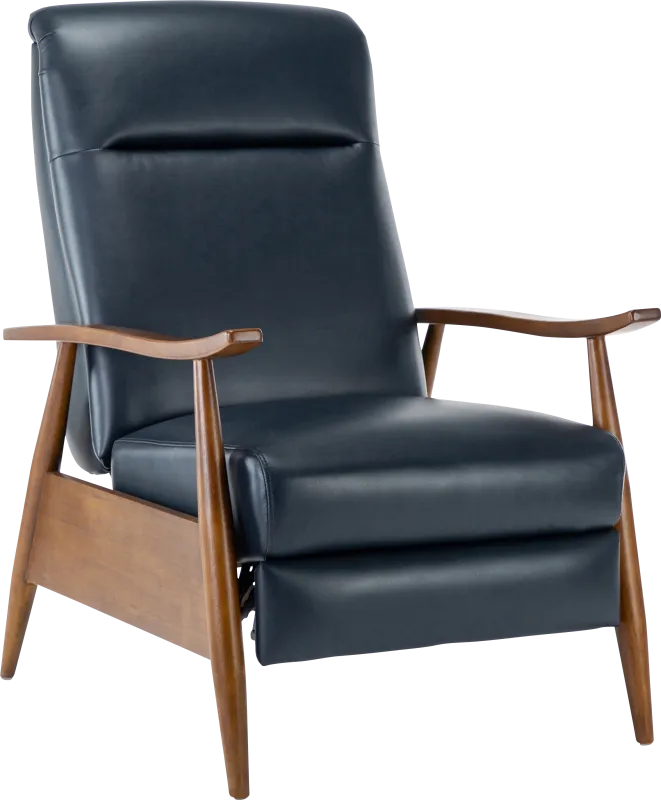 Benbro Blue Push Back Recliner