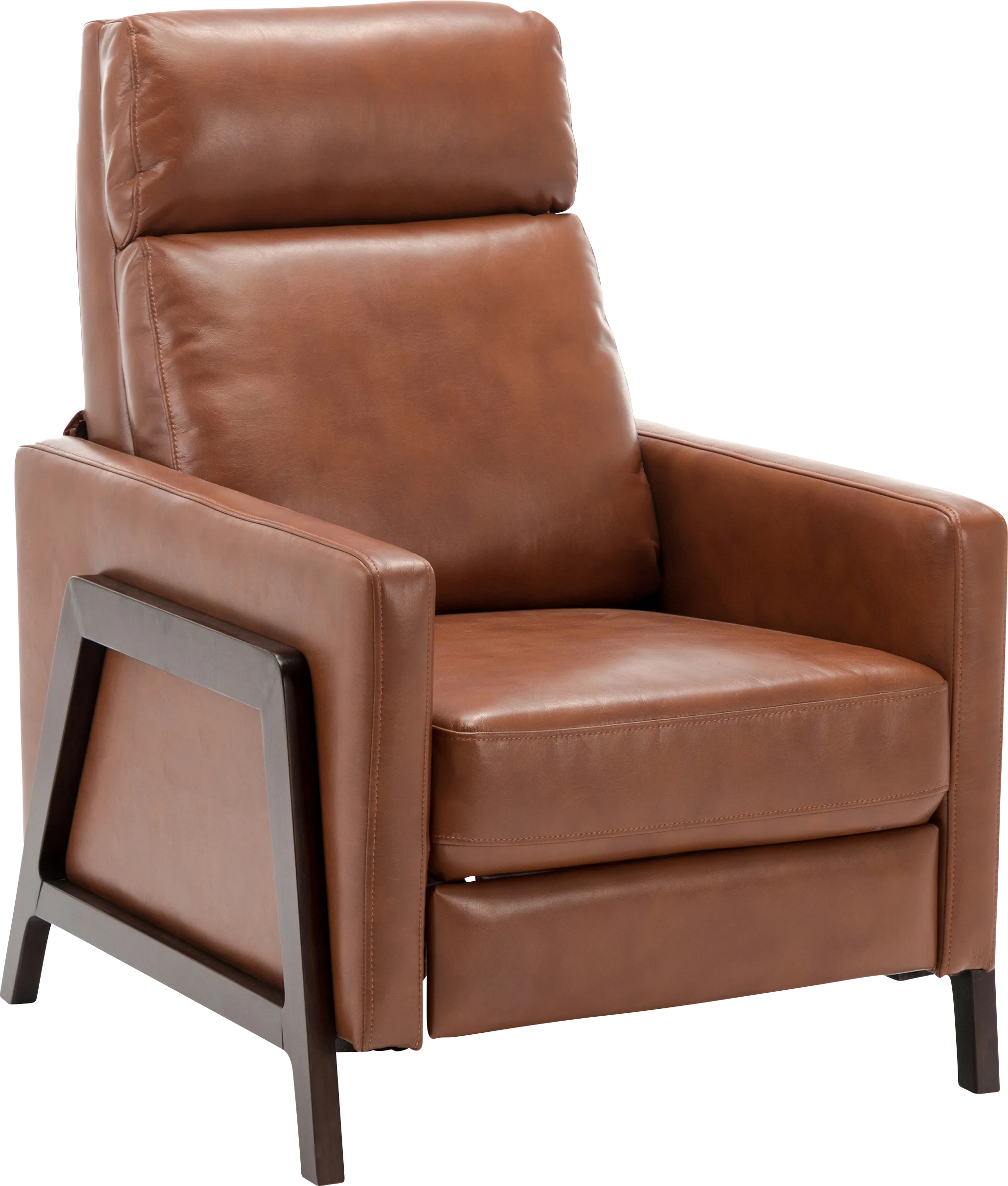 Doyers Brown Push Back Recliner - Thumbnail - Image 1