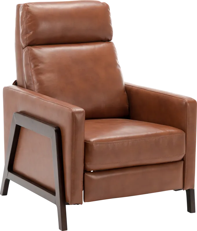 Doyers Brown Push Back Recliner