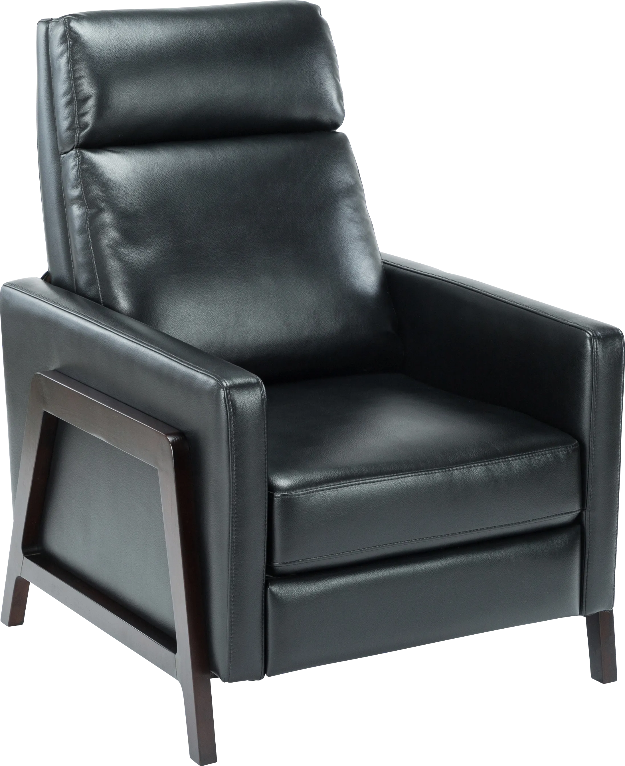 Doyers Black Push Back Recliner - Thumbnail - Image 1