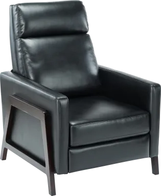 Doyers Black Push Back Recliner