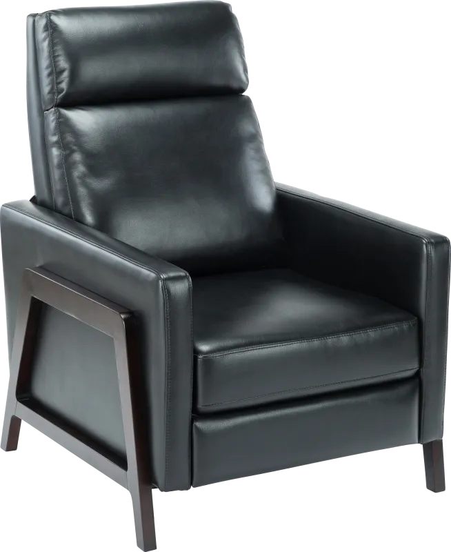 Doyers Black Push Back Recliner