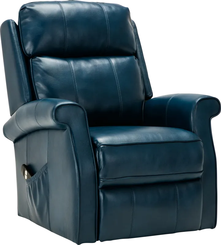 Enright Blue Power Recliner