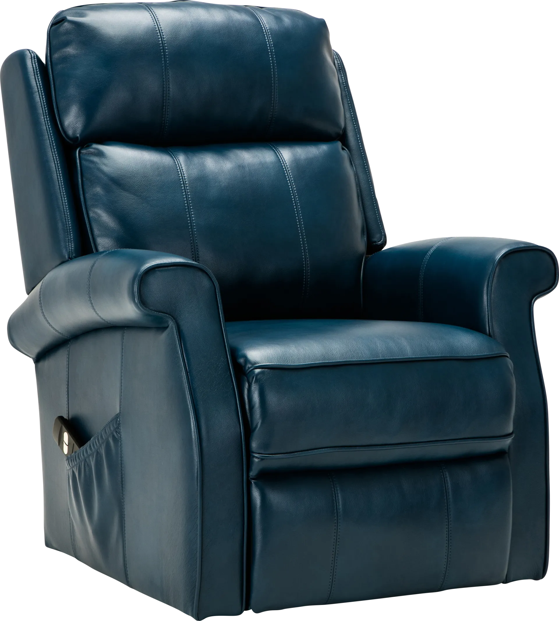 Enright Blue Power Recliner - Image 1