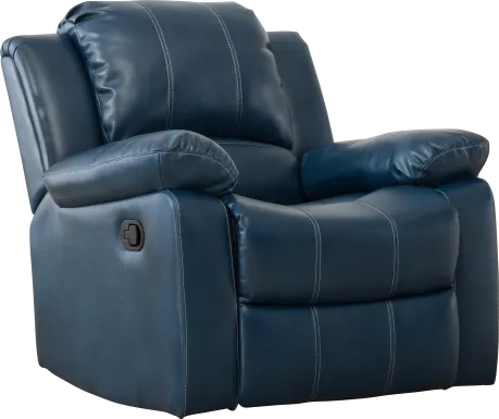 Absecon Blue Rocker Recliner