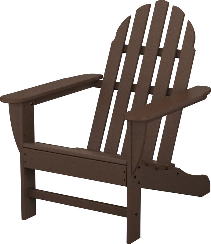 POLYWOOD Classic Mahogany Outdoor Adirondack Chair