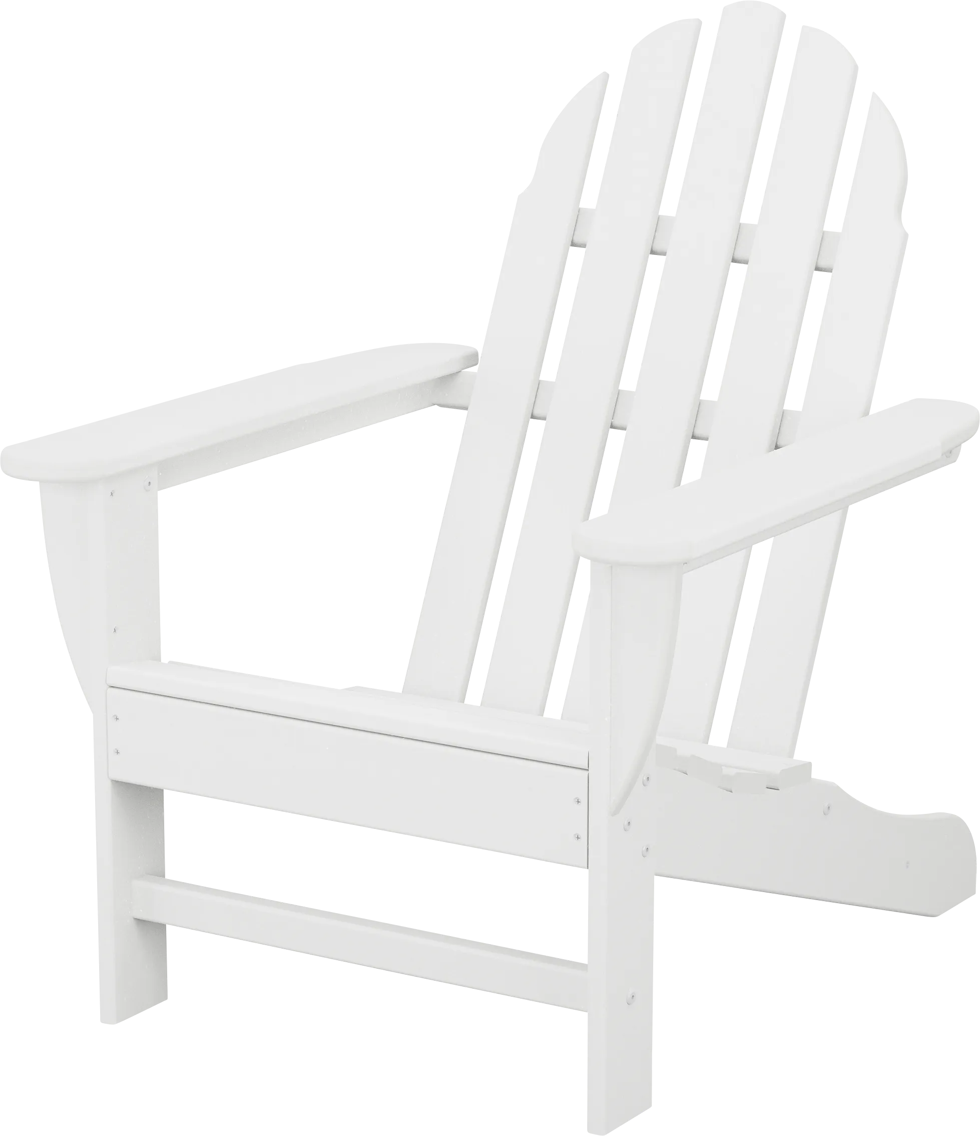 POLYWOOD Classic White Outdoor Adirondack Chair - Thumbnail - Image 1
