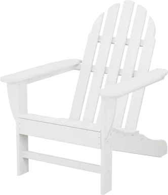POLYWOOD Classic White Outdoor Adirondack Chair