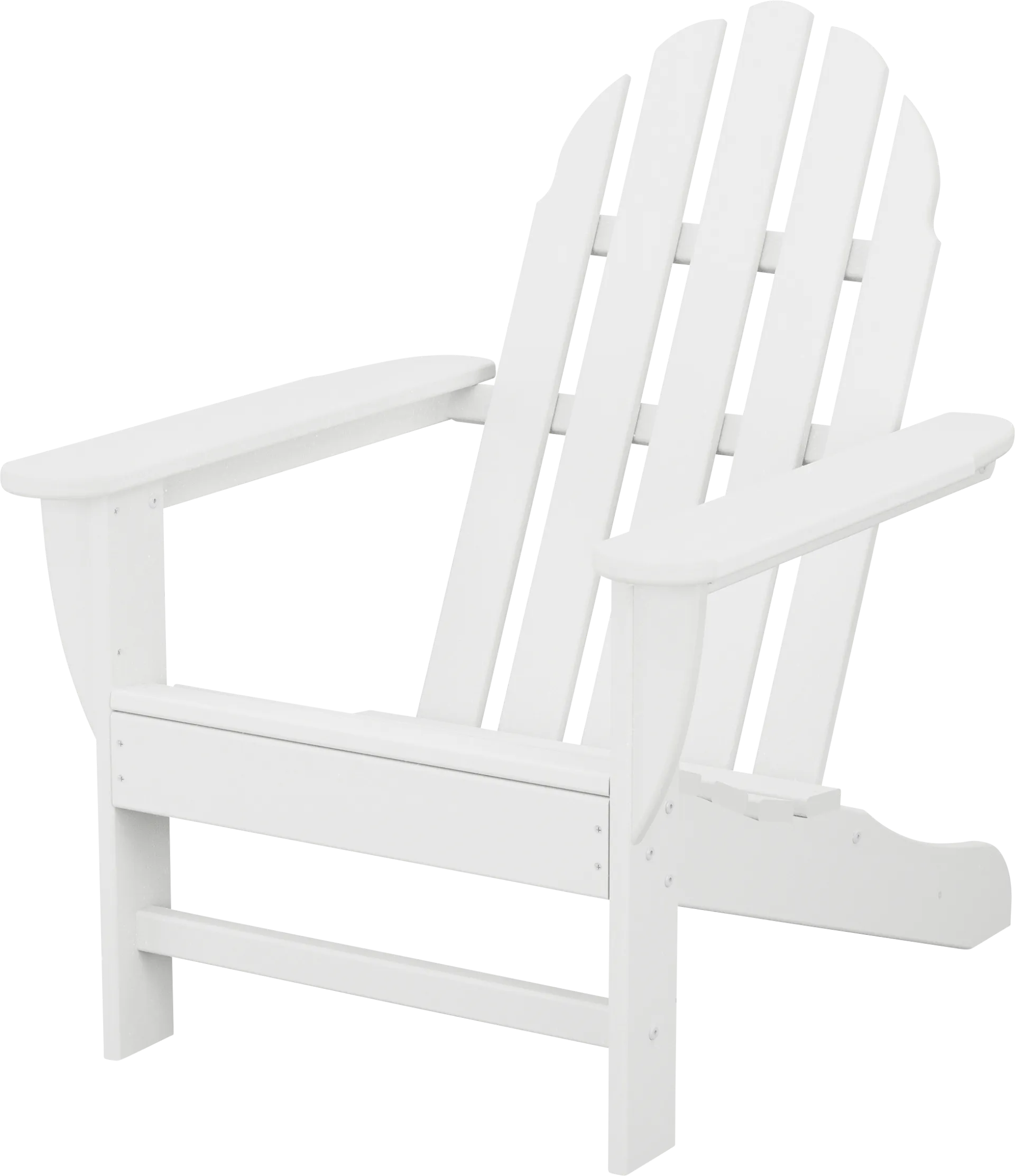 POLYWOOD Classic White Outdoor Adirondack Chair - Image 1