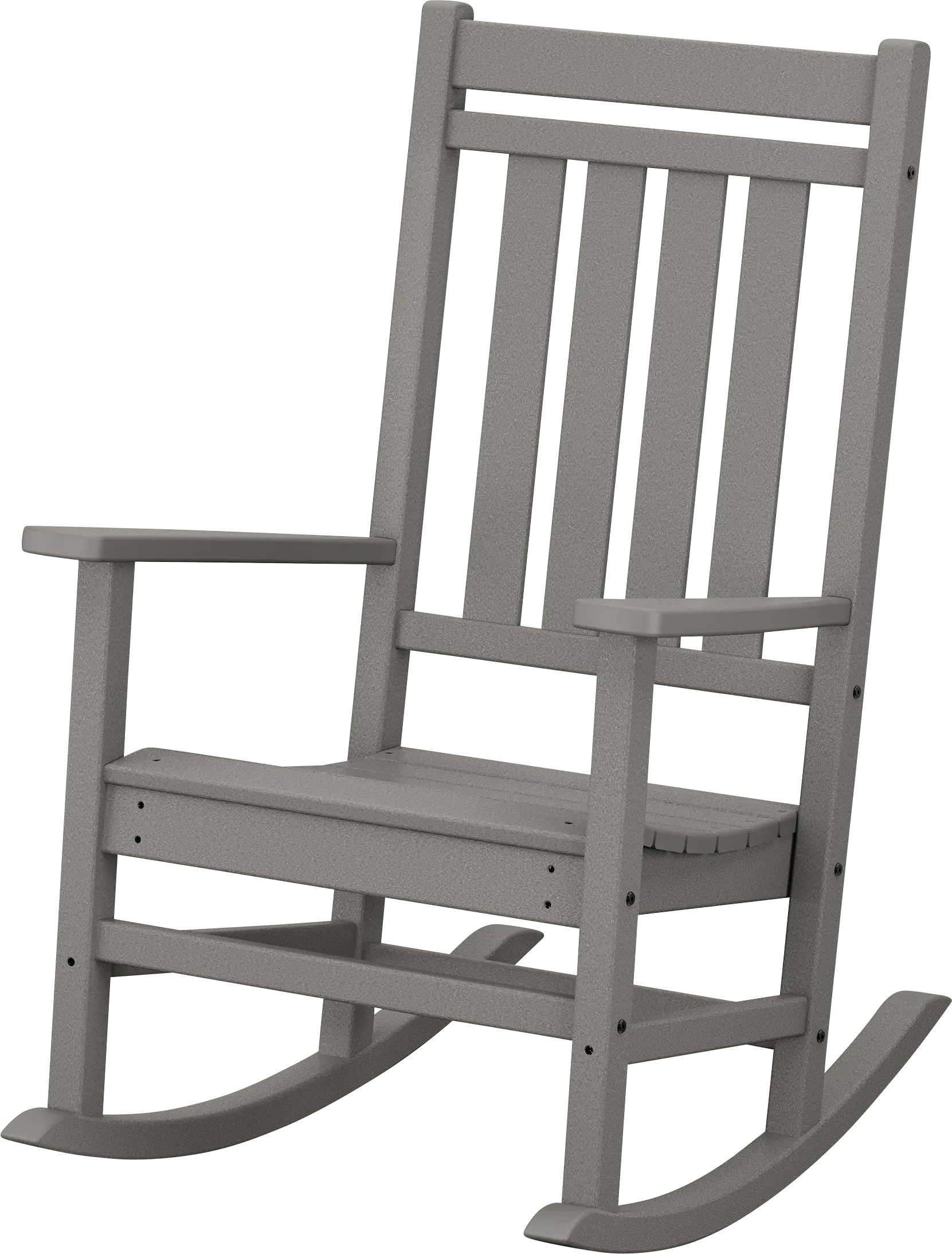 POLYWOOD Estate Slate Outdoor Rocking Chair