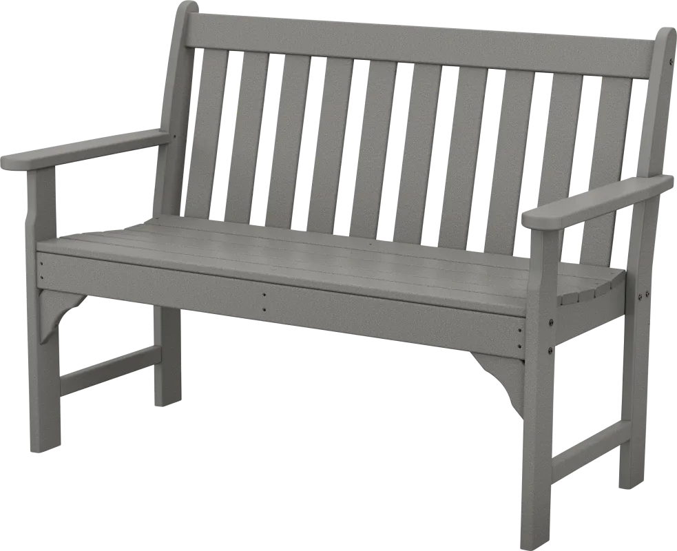 POLYWOOD Vineyard Slate Outdoor Bench