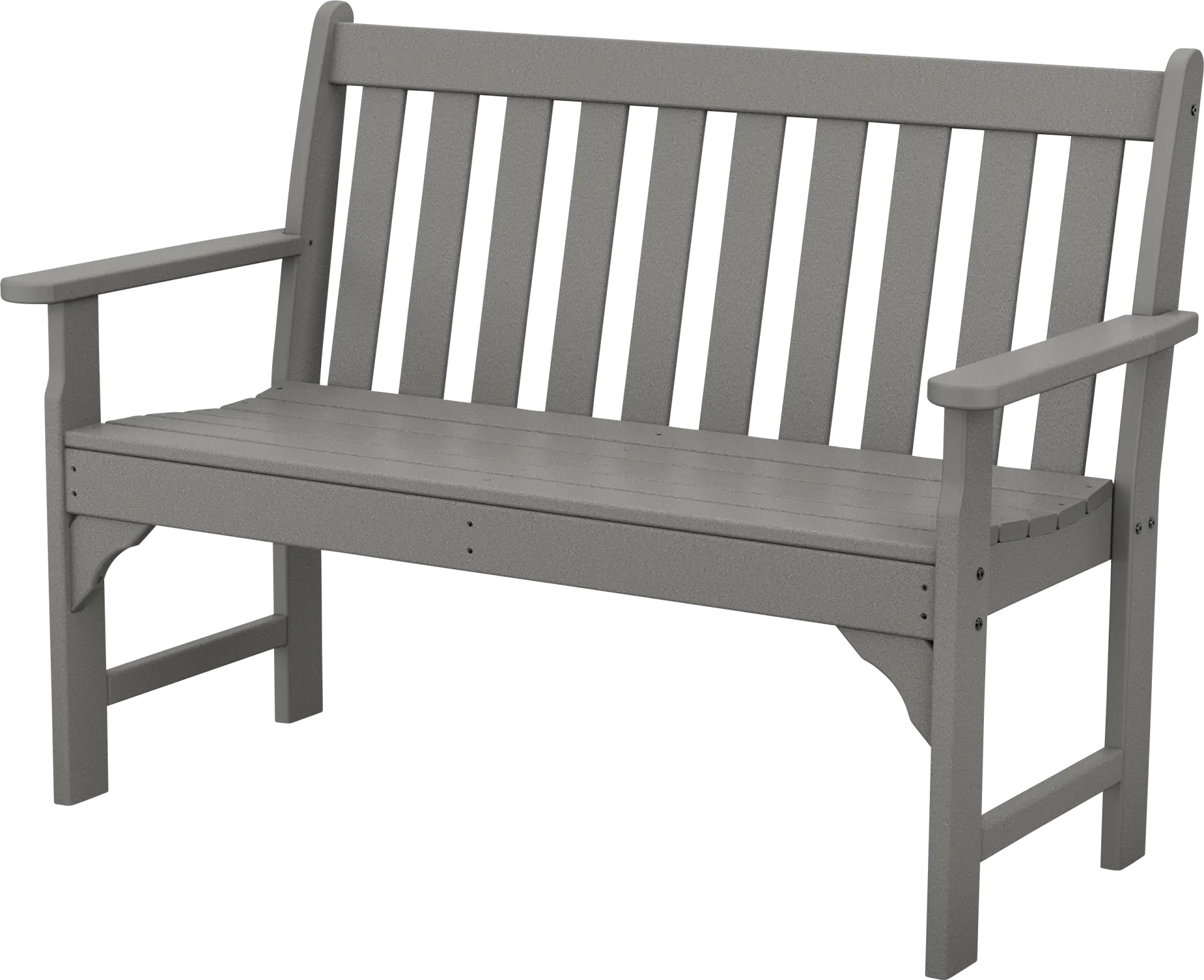 POLYWOOD Vineyard Slate Outdoor Bench