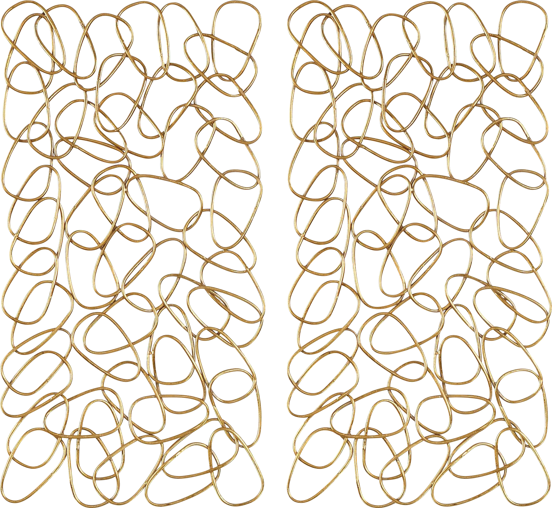 Dainer Gold Wall Decor, Set of 2 - Image 1