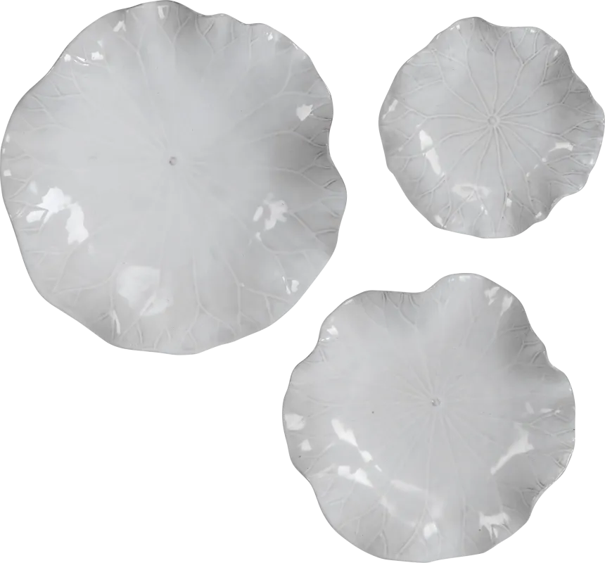 Zayley White Wall Decor, Set of 3
