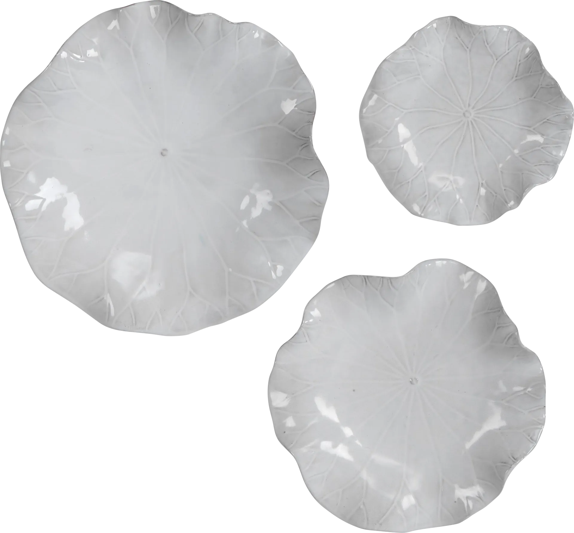 Zayley White Wall Decor, Set of 3 - Image 1