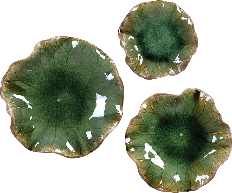 Zayley Green Wall Decor, Set of 3