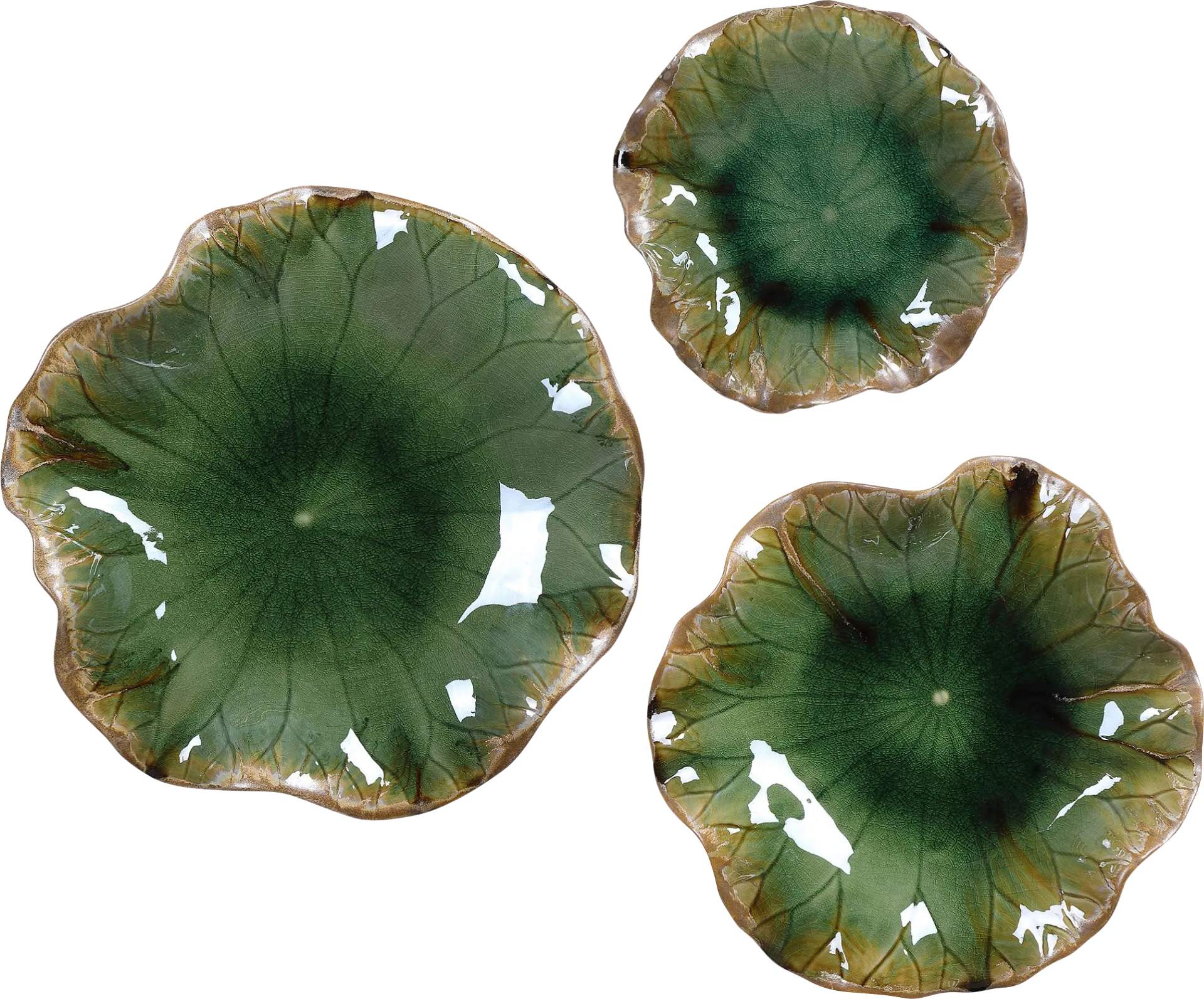 Zayley Green Wall Decor, Set of 3 - Image 1