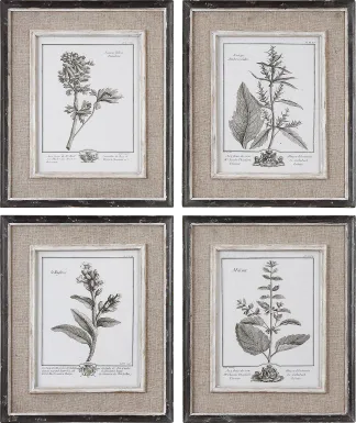 Kennley Taupe Artwork, Set of 4