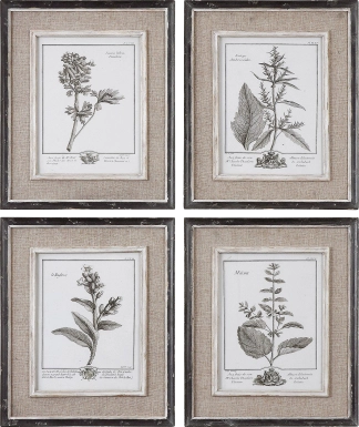 Kennley Taupe Artwork, Set of 4