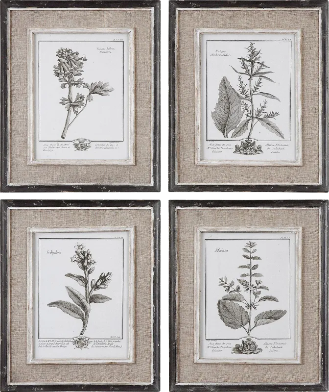 Kennley Taupe Artwork, Set of 4