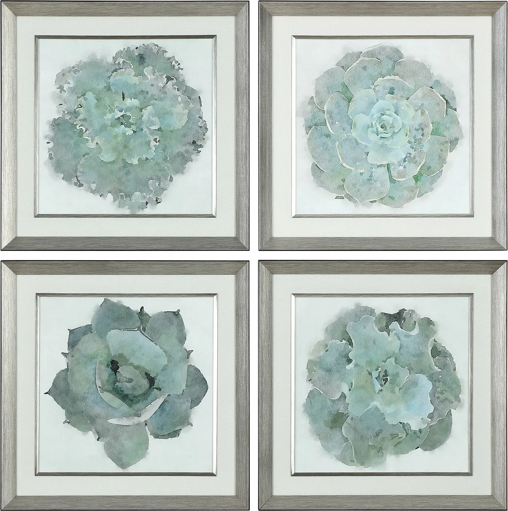 Arely Green Artwork, Set of 4 - Image 1