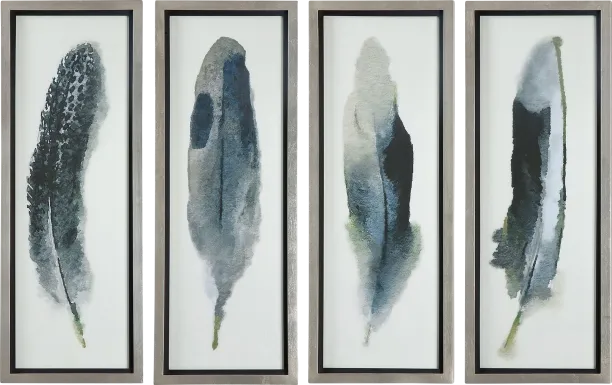 Tyberious Blue Artwork, Set of 4