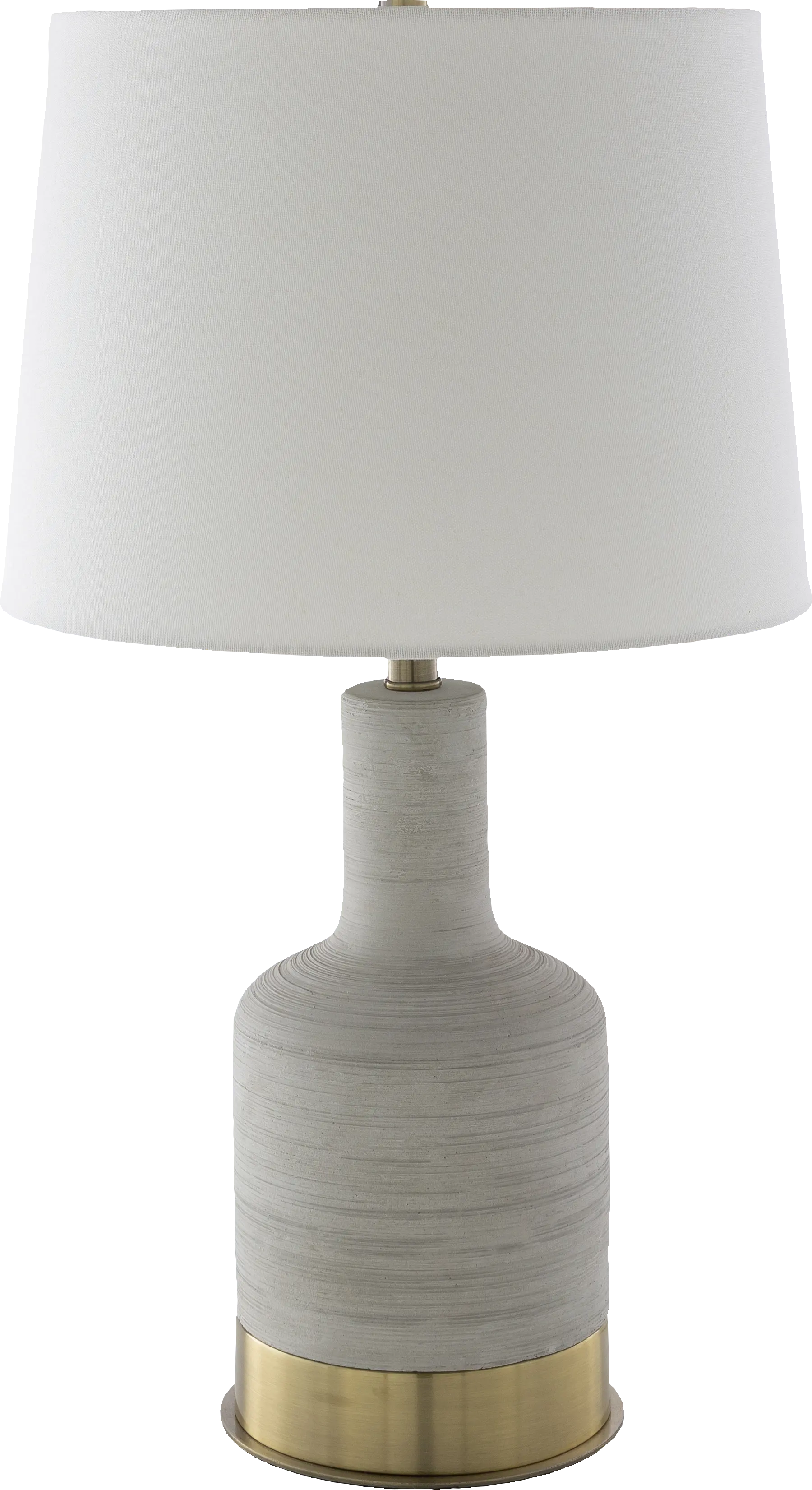 Albie Drive Gray Lamp