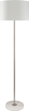 Albany Post Nickel Floor Lamp