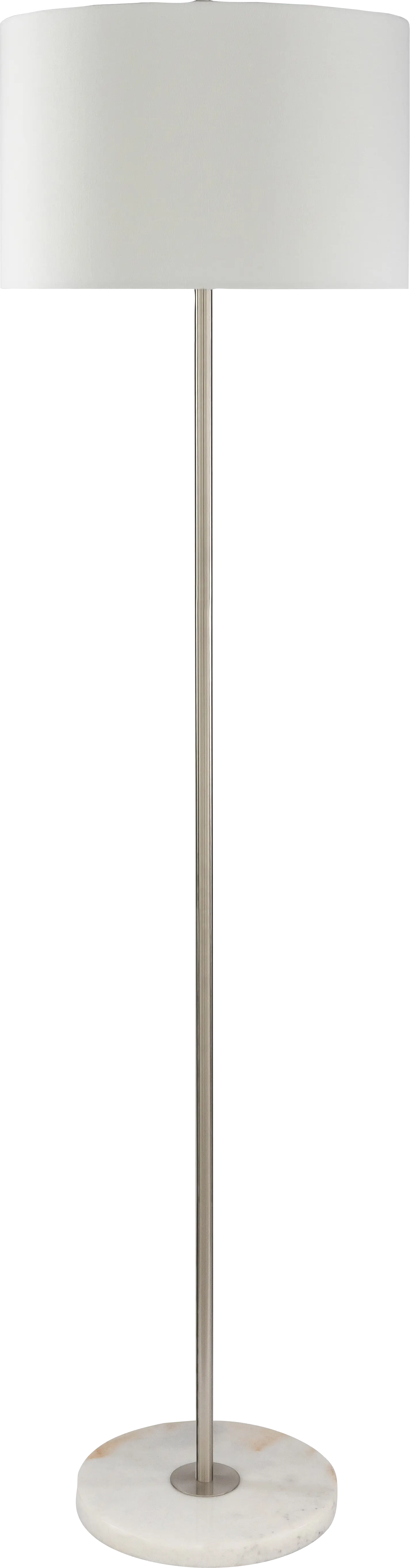 Albany Post Nickel Floor Lamp