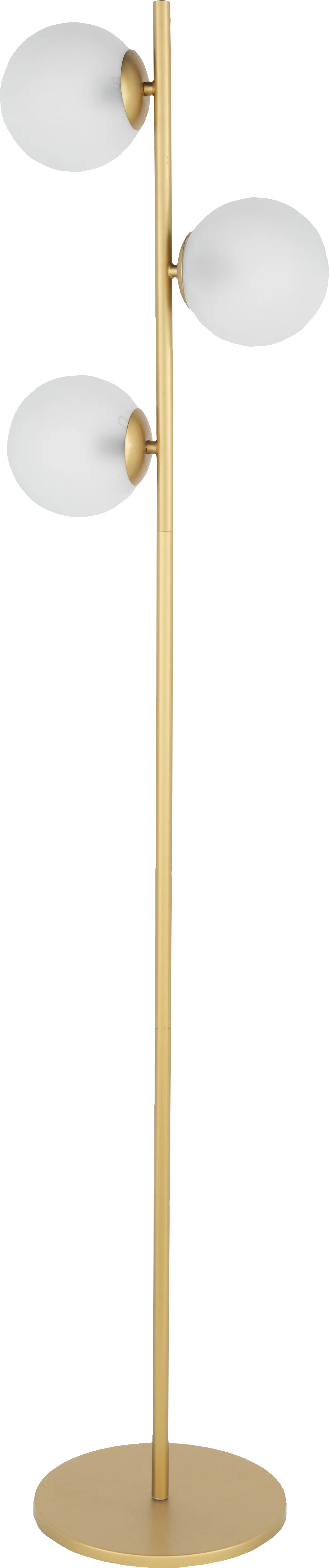 Lake Jacob Cove Gold Floor Lamp - Image 1