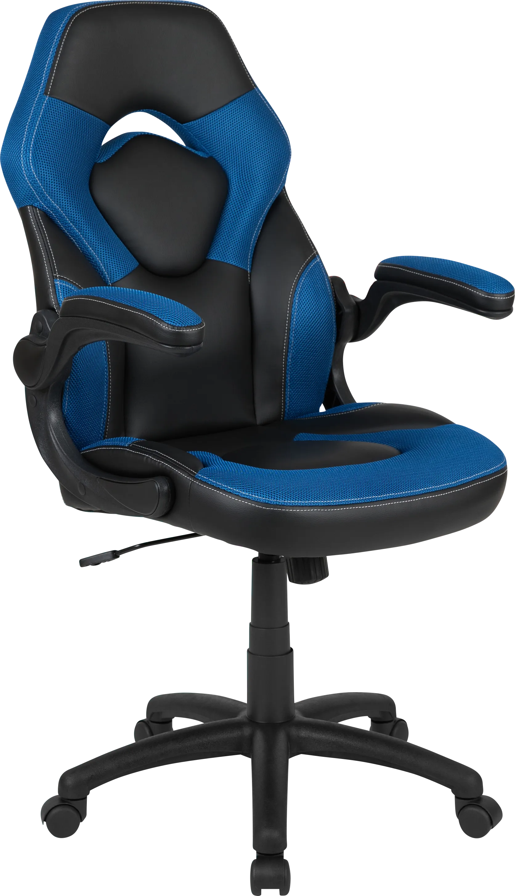 Tournne Blue Office Gaming Chair - Thumbnail - Image 1