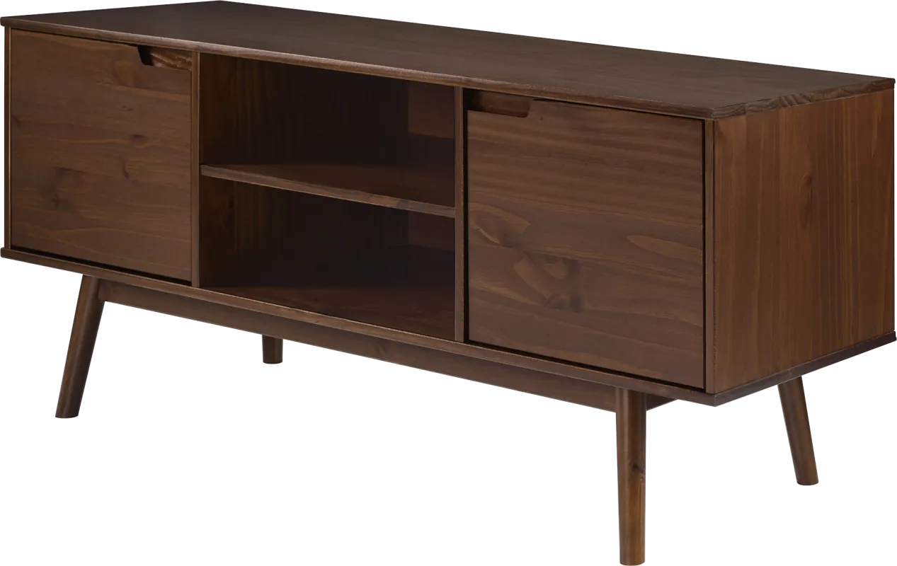Edford Walnut 58 in. Console