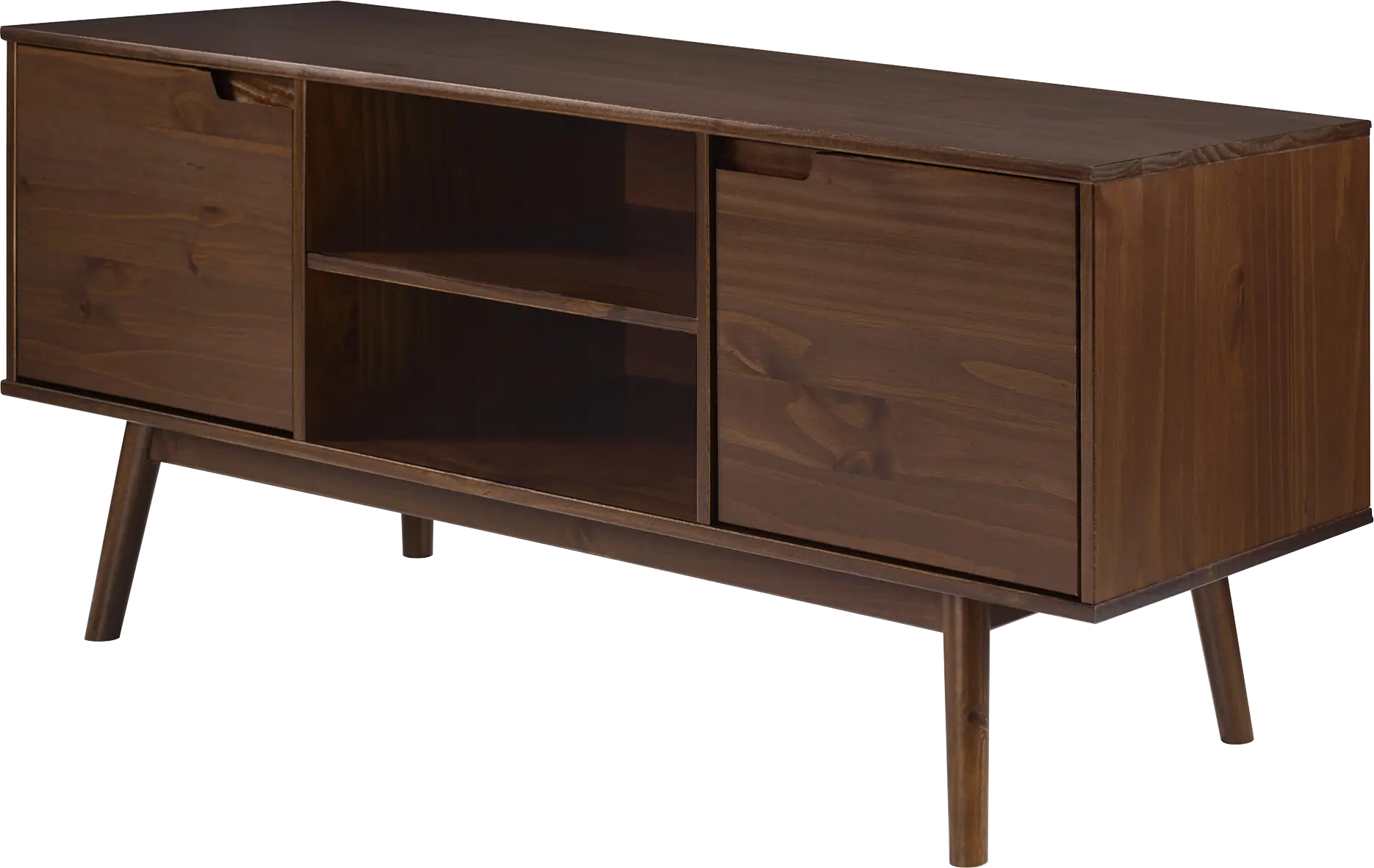 Edford Walnut 58 in. Console