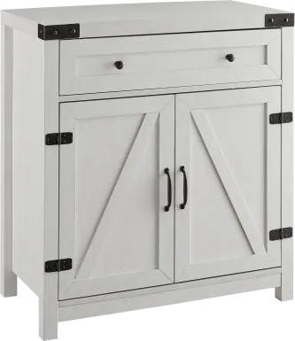 Betwood White Accent Cabinet