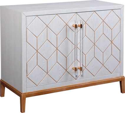 Neponset White Accent Cabinet